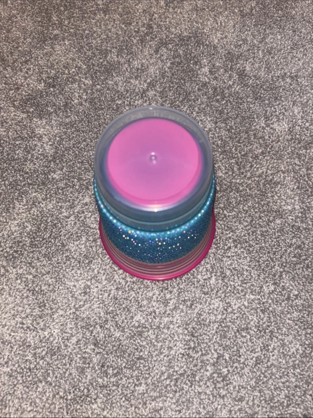 Buffalo Bills Rhinestone Pink & Blue Party Cup